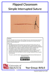 Simple Interrupted Suture & Instrument Handling